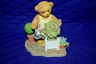 Estate=cherished Teddies Figurine 2004 Warm Days Grown Happy Hearts - Poppy Look