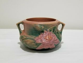 Roseville Pottery Usa 663 - 3 " Water Lilly Bowl