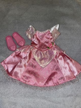 My First Disney Princess 14” Aurora Sleeping Beauty Toddler Doll W/ Pink Dress