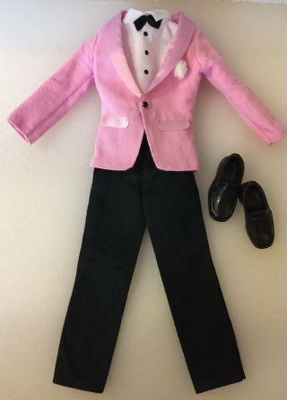 Modern Barbie Ken Pink Tuxedo White Shirt Black Pants & Shoes Fashionistas
