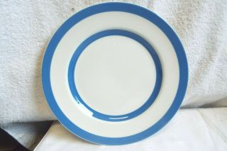 Vintage Blue/white Cornishware T.  G.  Green England Green Mark Plate 10 1/4 "