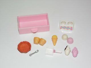 Sylvanian Families Spare Part For Ice Cream Van - Cones Wafer Drawer Stand