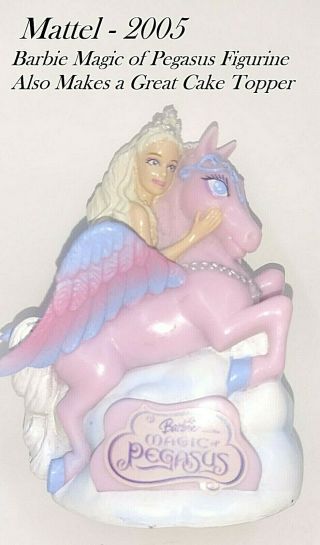 Barbie The Magic Of Pegasus Brietta Mattel 2005 Makes A Great Barbie Cake Topper