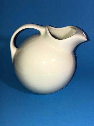 Vintage Hall Pottery Tilted Ball Pitcher 633 In -