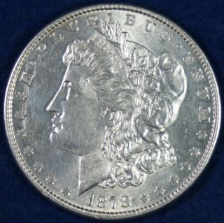 1878 7/8 Tf $1 Morgan Silver Dollar Coin Strong