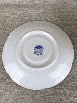Vintage Royal Albert English Bone China Tea Cup & Saucer Dainty Blue 3