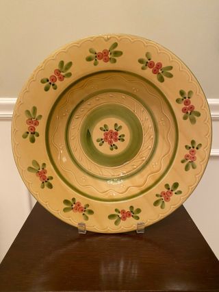 Williams - Sonoma Ceramiche Toscane 14 " Large Pasta Serving Bowl Hand Made Italy
