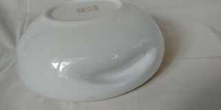 Vintage RUSSEL WRIGHT Pinched Casserole Dish Iroquois Casual China White MCM 3