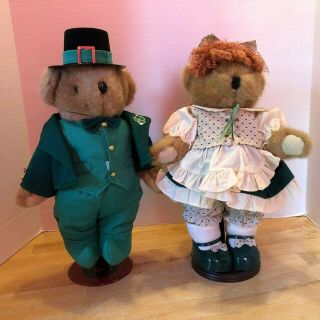 Tender Heart Treasures 12 " Mr.  & Mrs.  Leprechaun Bear Outfits/clothing Only