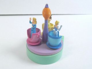 Disney Magic Kingdom Polly Pocket Castle Add On Mad Hatters Tea Party Ride