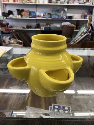Vintage Mccoy Pottery Yellow Planter 3020