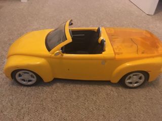 Yellow Doll Car.  Fashion Dolls Vehicle