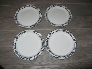 4 Lillihavn By Dansk Bread Plates 7 - 1/4 "