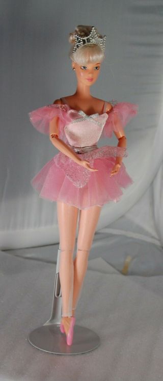 2000s Ballerina Barbie In Pink Tutu,  Pink Box Doll,  Articulated,  No Box
