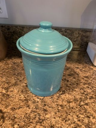 Fiesta® Small 1 Qt.  Kitchen Canister/cookie Jar | Turquoise