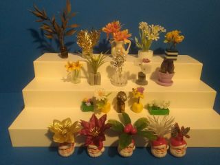 20 Plants And Flowers For Barbie Or Other Dollhouse/diorama