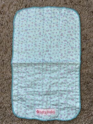 American Girl Bitty Baby 2013 Bottle Time Set - Burp Cloth Only