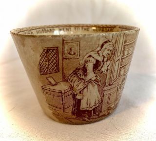 Extremely Rare 1888 Mother Hubbard Cup,  Whittaker & Co,  Hanley Staffordshire