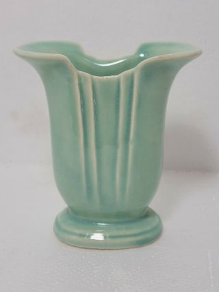 Vintage Red Wing Pottery Art Deco Vase Holder 5 " Red Wing Usa 899