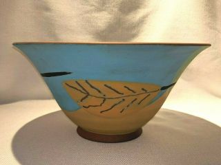 Art Pottery Salad Mixing Bowl By Guy Simoneau