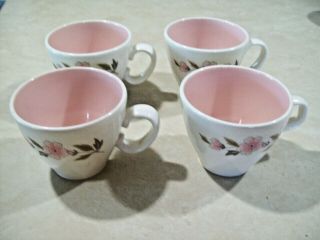Set Of 4 Coffee Cups Ever Yours - Taylor,  Smith & Taylor Wild Quince Retro