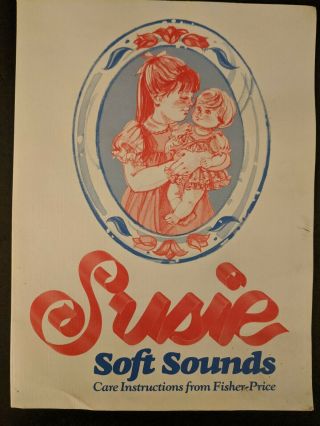 Susie Soft Sounds Care Instructions By Fisher Price No Doll