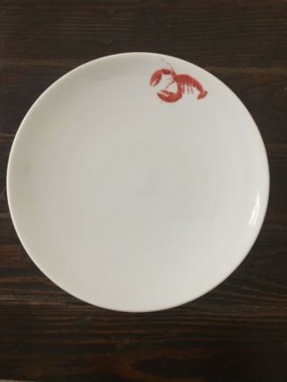 Studio Nova Lobster Red Salad Plate 8 1/4” Fine China Euc England Set 2