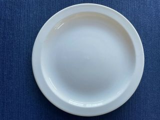 Midwinter/wedgwood Stonehenge White Large Salad Plate 8.  75 " | Retired | Euc