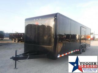 2020 Cargo Craft 8.  5X28 28Ft Spread Axle Black Out Cargo Enclosed 3