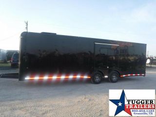 2020 Cargo Craft 8.  5X28 28Ft Spread Axle Black Out Cargo Enclosed 4