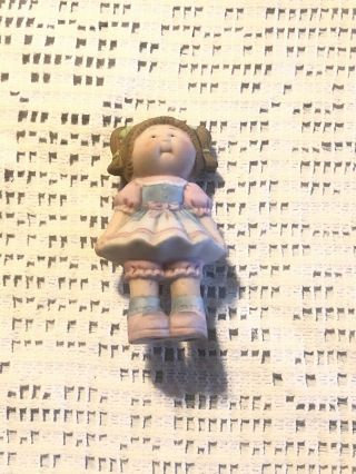 Vintage Cabbage Patch 1984 Oaa Inc 84 Edition Ceramic Little Girl Figurine