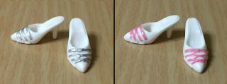 Barbie Doll Fashionistas Fashion Fever Heel Point Toe Mule Slide Shoes - Choose