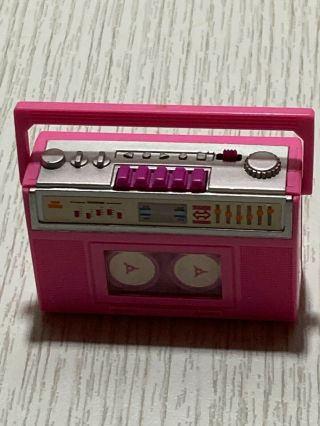 Barbie Wind Up Boombox Accessory By Mattel