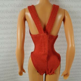 SWIMSUIT (A) BARBIE DOLL BAYWATCH LIFEGUARD UNIFORM RED BATHING SUIT ACCESSORY 3