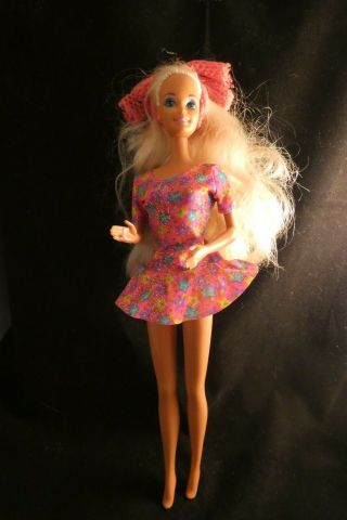Vintage 1976 Head/ 1966 Body Mattel Barbie Doll Pink Outfit Twist N Turn