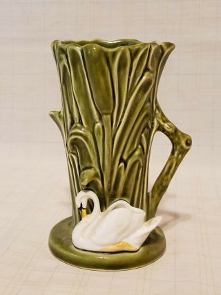 Sylvac Ware England Tall Flower Vase Planter Figural Bird Swan - Final Listing