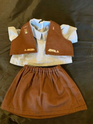 Girl Scout Brownie Uniform For American Girl Or Other 18 " Doll