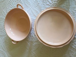 Grindley England Peach Petal Covered Serving Bowl 3
