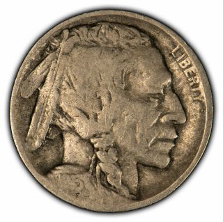 1913 - D Type - 2 5c Indian Head Buffalo Nickel - Key Date Coin - Sku - Y2069