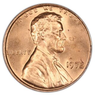 1972 Lincoln Cent - Doubled Die Obverse Fs - 102 Ddo - 002 Anacs Ms 65 Red