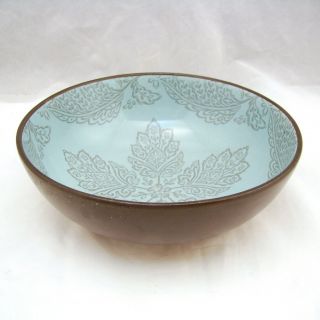 222 Fifth (pts) Chandi Blue Soup/cereal Bowl (s) 6 1/2 " X 2 1/2 " Read