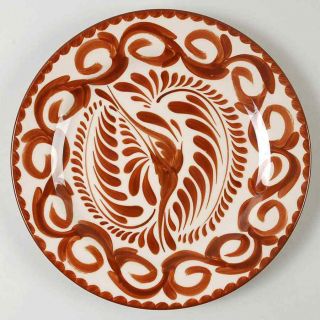 Anfora (mexico) Puebla Brown Luncheon Plate 5777714