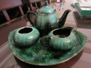 Blue Mountain Pottery Canada - Tea Set W/tray