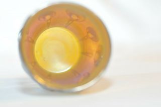 L C T Louis Comfort Tiffany FAVRILE Gold Iridescent Art Glass punch glass 5
