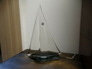 Elio Raffaeli Murano Glass Glass Yacht