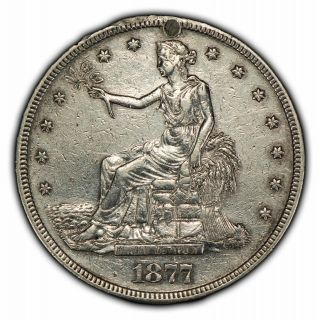 1877 - S Silver Trade Dollar - High - Grade Details - Sku - Y2109