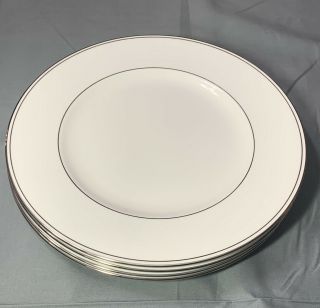 Lenox Federal Platinum (4) Dinner Plates 10 7/8