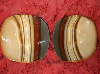 Better Homes And Gardens Bazaar Brown Stoneware Bowls Set Of 2.  More Avail.