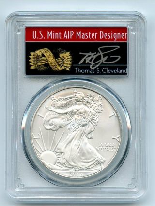 2012 (s) $1 American Silver Eagle 1oz Dollar Pcgs Ms70 Thomas Cleveland Arrows