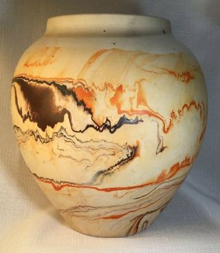 Nemadji Usa Native American Indian Pottery Clay Jar Vase Southwest Historical